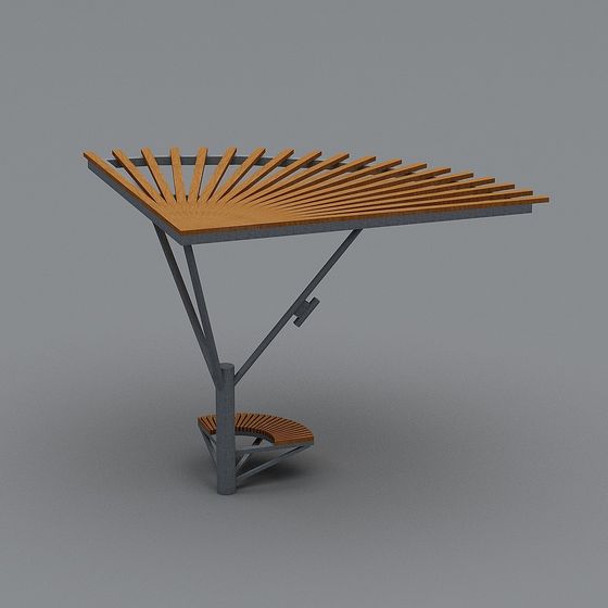 City Wing Chair 3D model for Modern Spaces