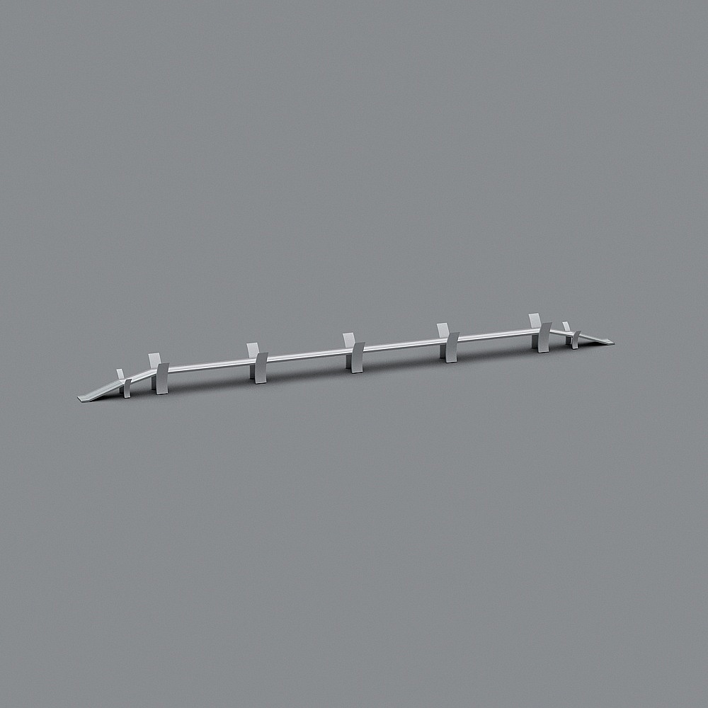 Urban Skyline Railing 3D model