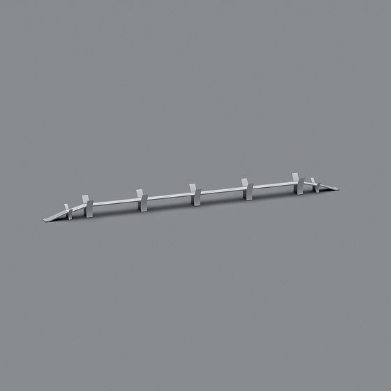Urban Skyline Railing 3D model