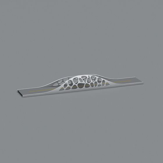 Innovative Futuristic Bridge 3D Model