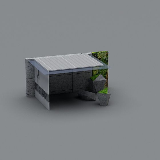 Urban Oasis 3D model for Creative Projects