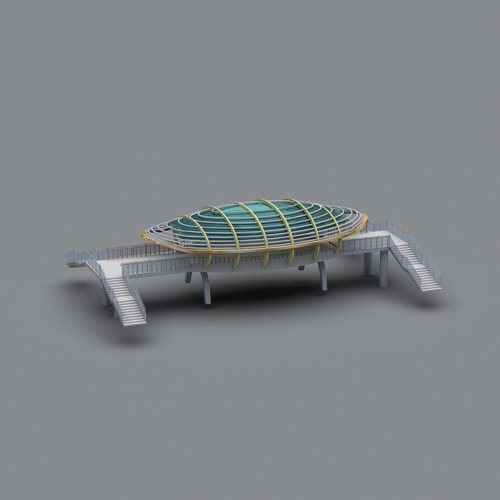 Future Bridge 3D model