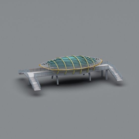 Future Bridge 3D model