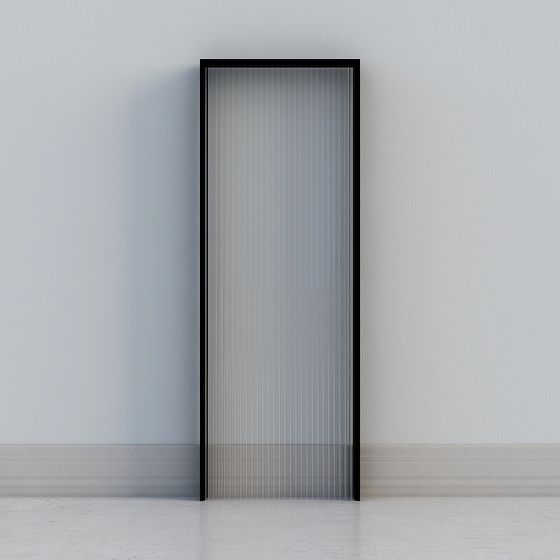 Changhong Black Glass Door 3D Model