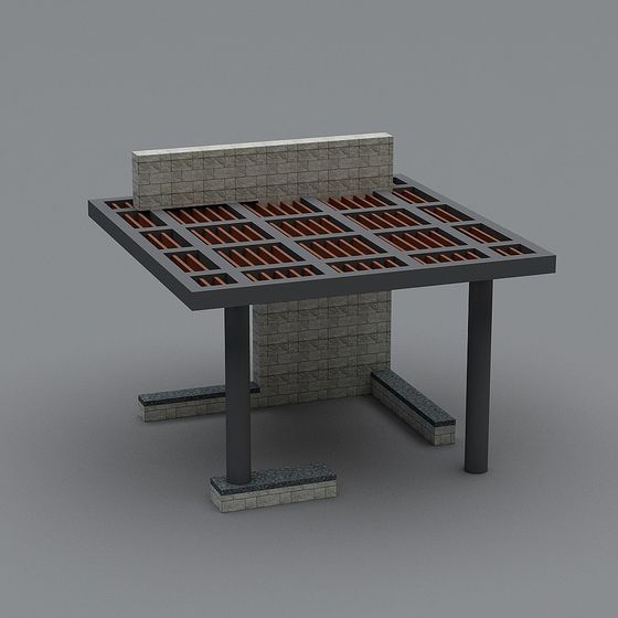 Stylish Urban Corner 3D Model