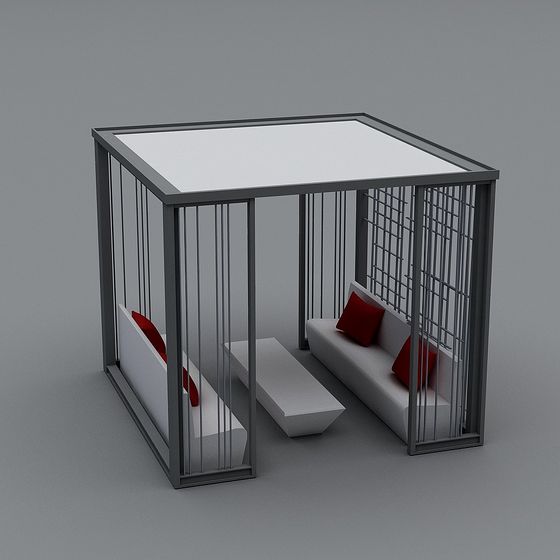 Caged Dream Minimalist 3D Model