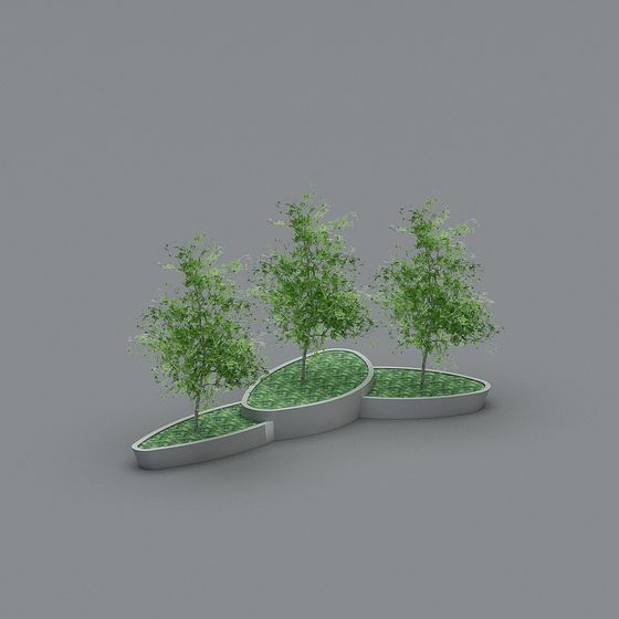 Lush Garden Landscape 3D model