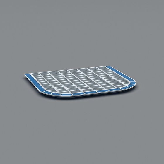 City Planning Grid 3D Model for Creative Projects