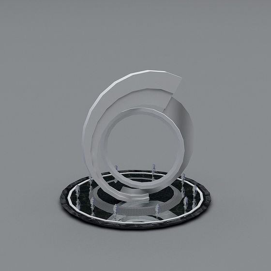 Futuristic Ring 3D model