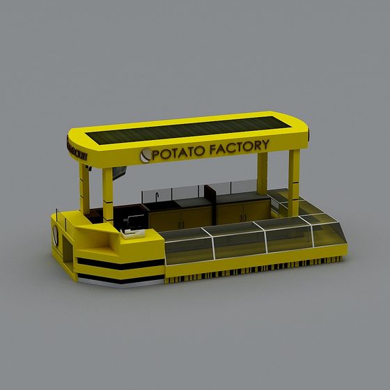 Potato Factory Stand 3D model