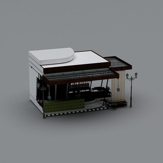 Contemporary Urban Building 3D Model