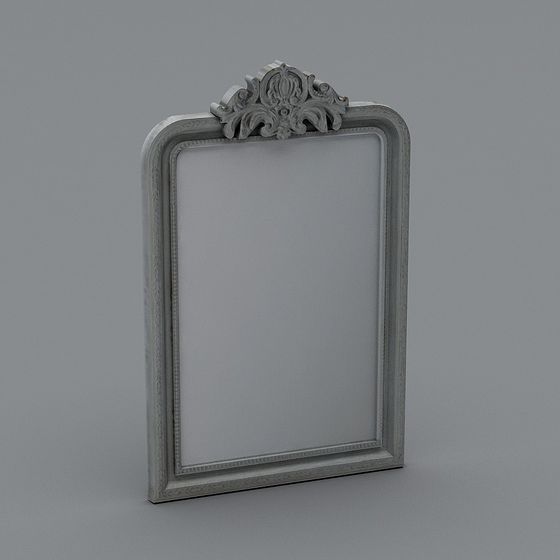 Vintage Mirror Frame 3D model