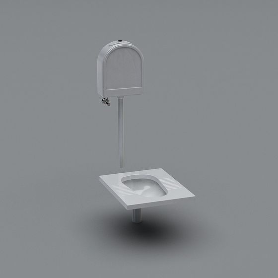 Sleek Modern Toilet 3D model