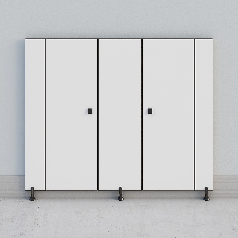 Modern public toilet break door combination 5