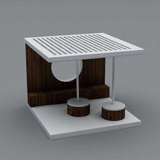 City Corner Coffee Table 3D model