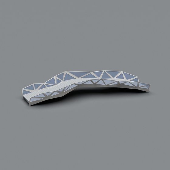 Curved Pathway 3D model
