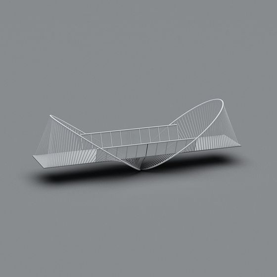 Streamlined Bridge 3D model