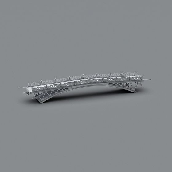 Lacy Arch Bridge 3D Model