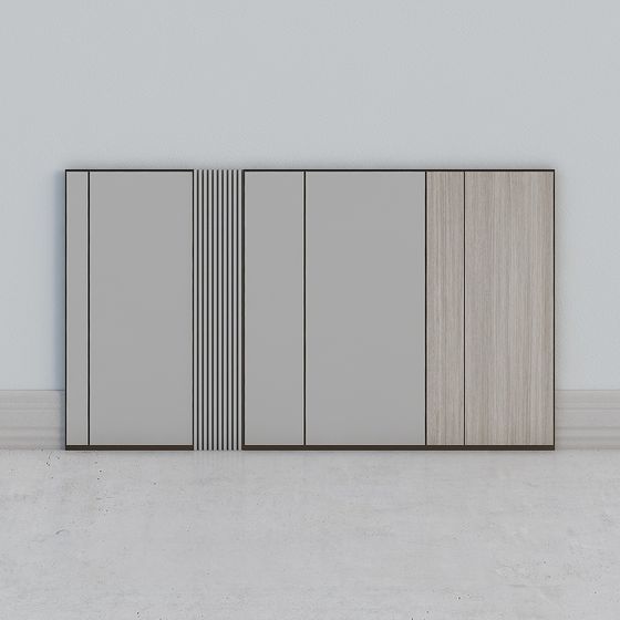 Urban Panel 3D model for Modern Interiors