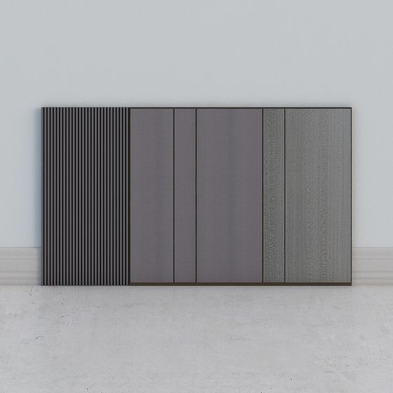 Urban Panel Low Poly High Detail 3D model