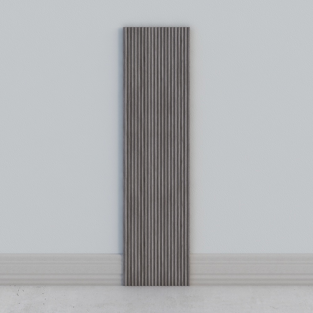 ผนังพื้นหลังไม้จริงพร้อมแผ่นตะแกรง-9525 วอลนัทรมควัน