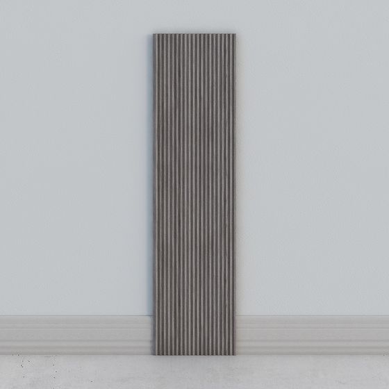 ผนังพื้นหลังไม้จริงพร้อมแผ่นตะแกรง-9525 วอลนัทรมควัน