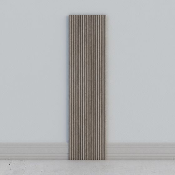 Striped Decorative Panel 3D model for Designers