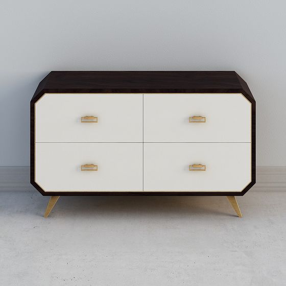 Mid-Century Modern Dresser 3D model