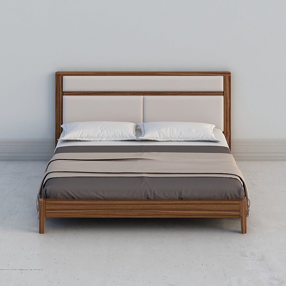 Huasongju - New Chinese Ebony Suite Series - A18-AH king size bed