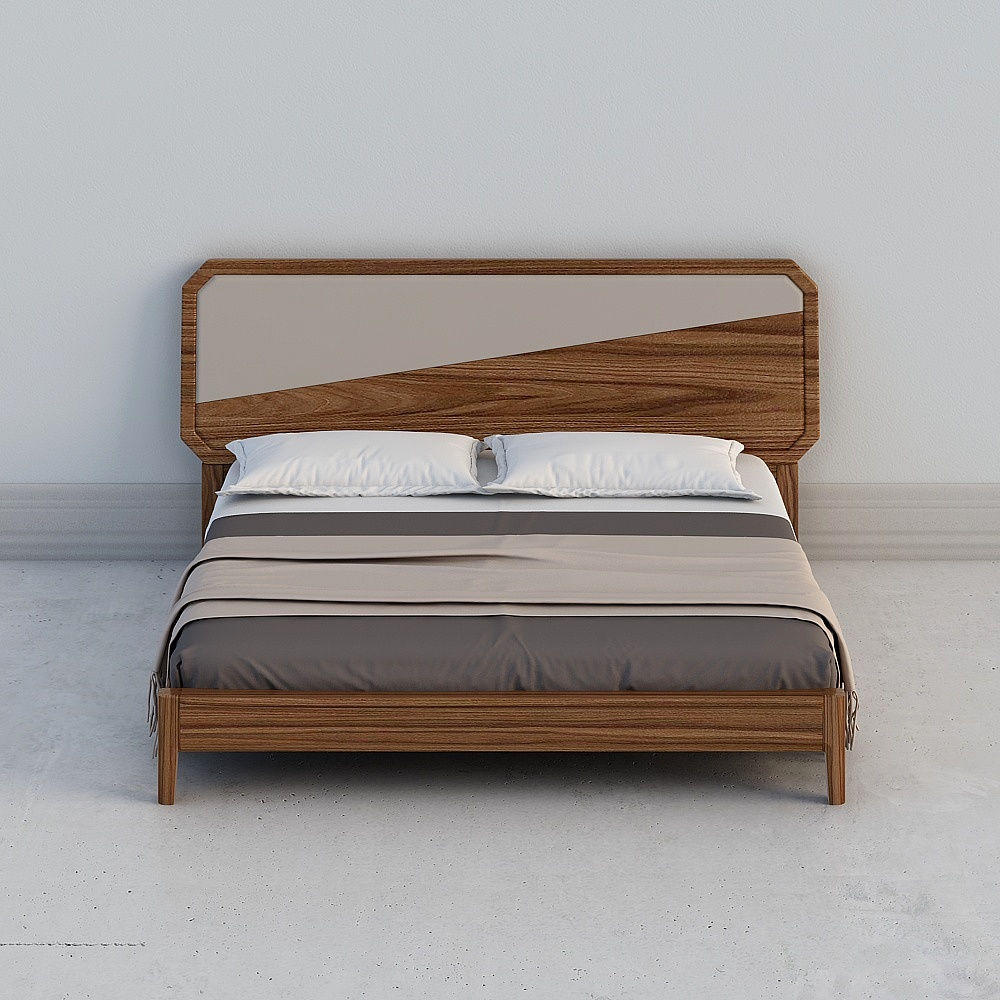 Huasongju - Bộ Suite gỗ mun mới của Trung Quốc A16-AH Giường 7 cỡ king