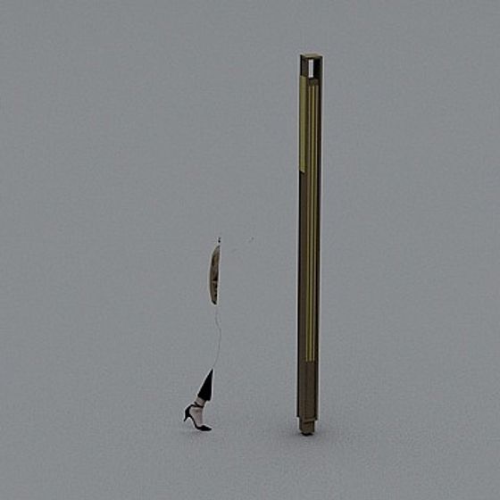 Pen and Paper 3D Model for Creative Projects