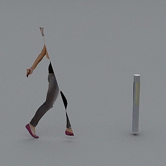 Twisted Walker 3D model