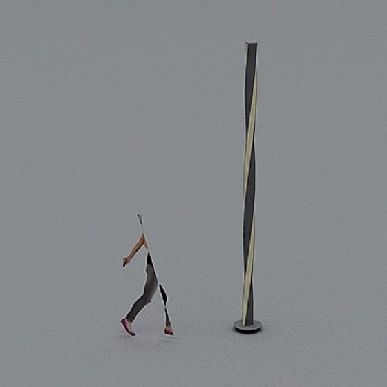 Futuristic Low-Poly 3D Model with Dynamic Style