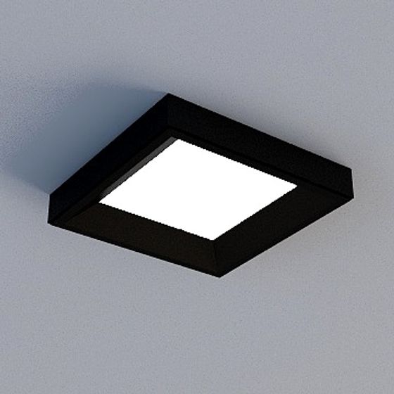 Gray Stereo Buckle Board 3D Model
