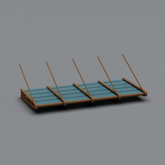 Lakeside Small Bridge 3D model