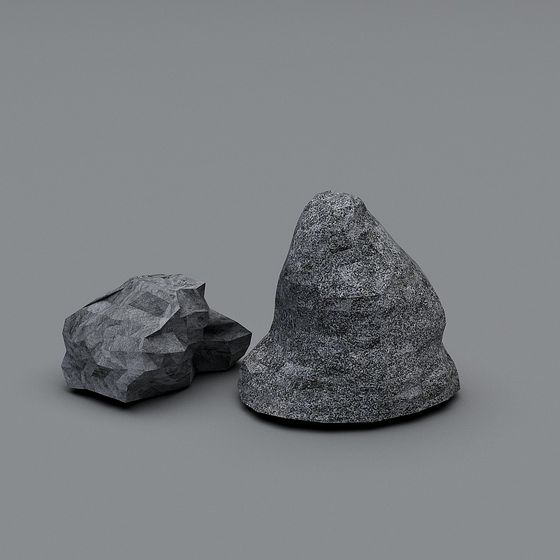 Rock 3D Model for Creative Projects
