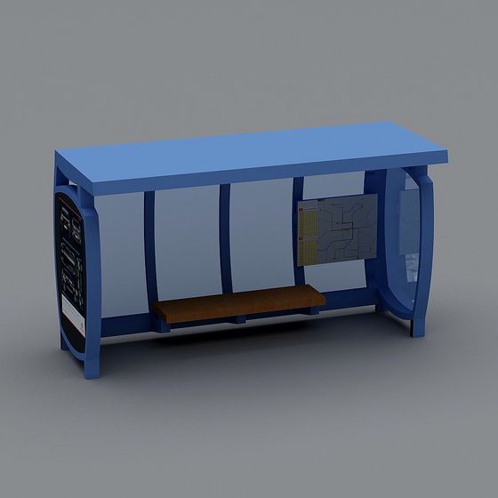 Urban Bench 3D Model for Architects and Designers