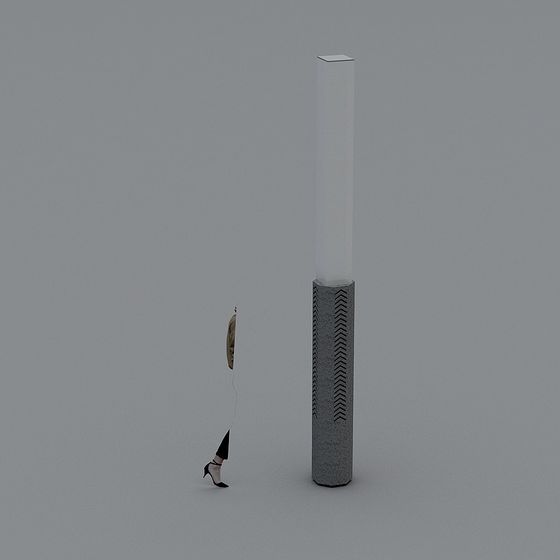 Suspended Pillar 3D model
