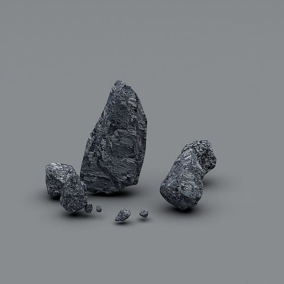 Nature's Stone Low Poly 3D Model