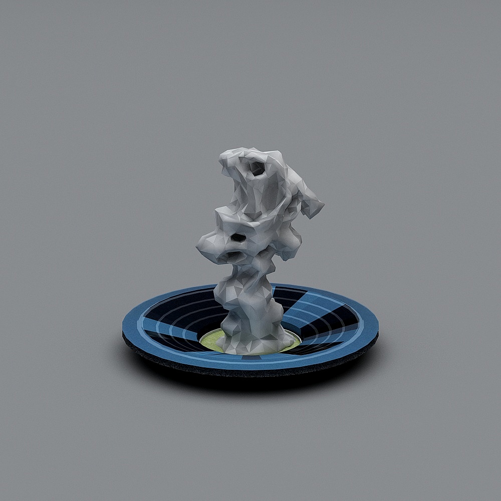 Chinese style stone water feature