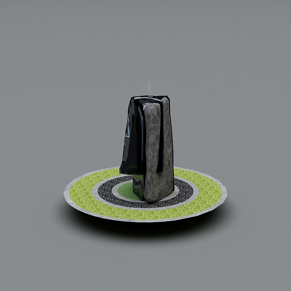 Chinese style stone waterscape