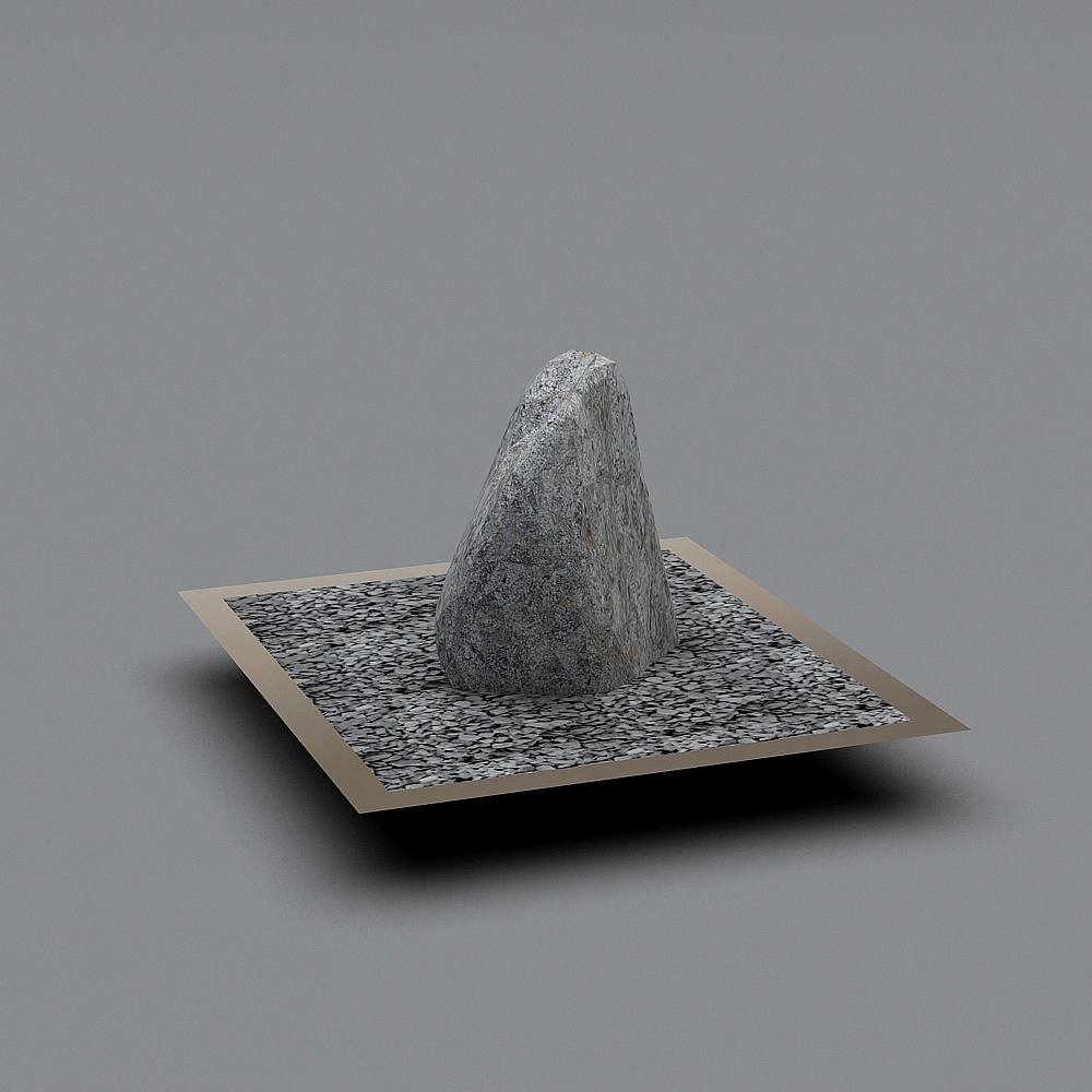 Chinese style stone water feature