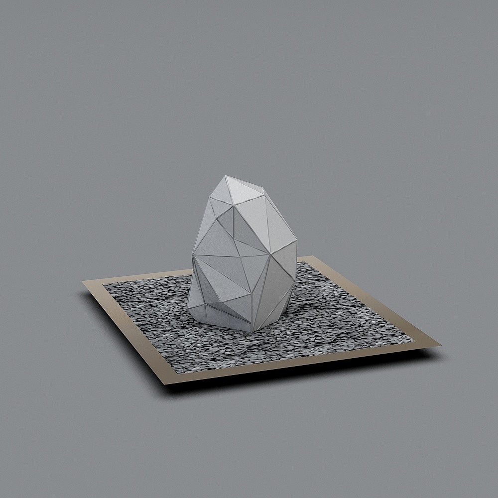 Chinese style stone water feature