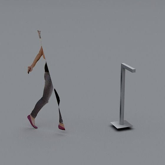 Low Poly Woman 3D Model for Artistic Exploration