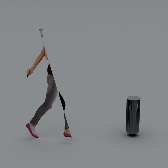 Floating Wanderer 3D model