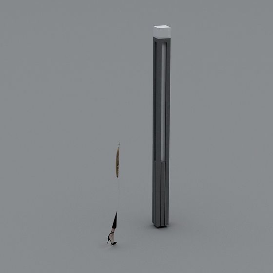 City Light 3D model - Minimalist Urban Lantern