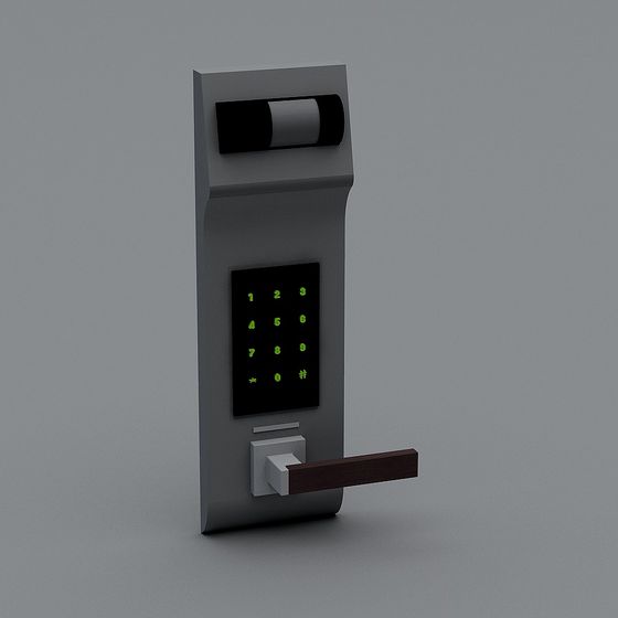 Stylish Smart Lock 3D Model for Modern Designs