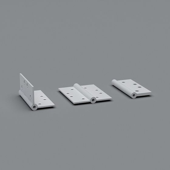 Minimalist Hinge Series 3D model for Modern Design