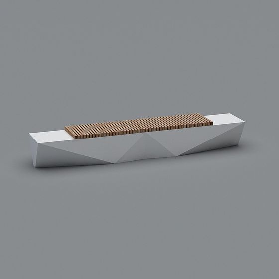 City Light Bench 3D model