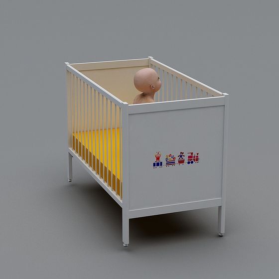 Sweet Dreams Crib 3D model